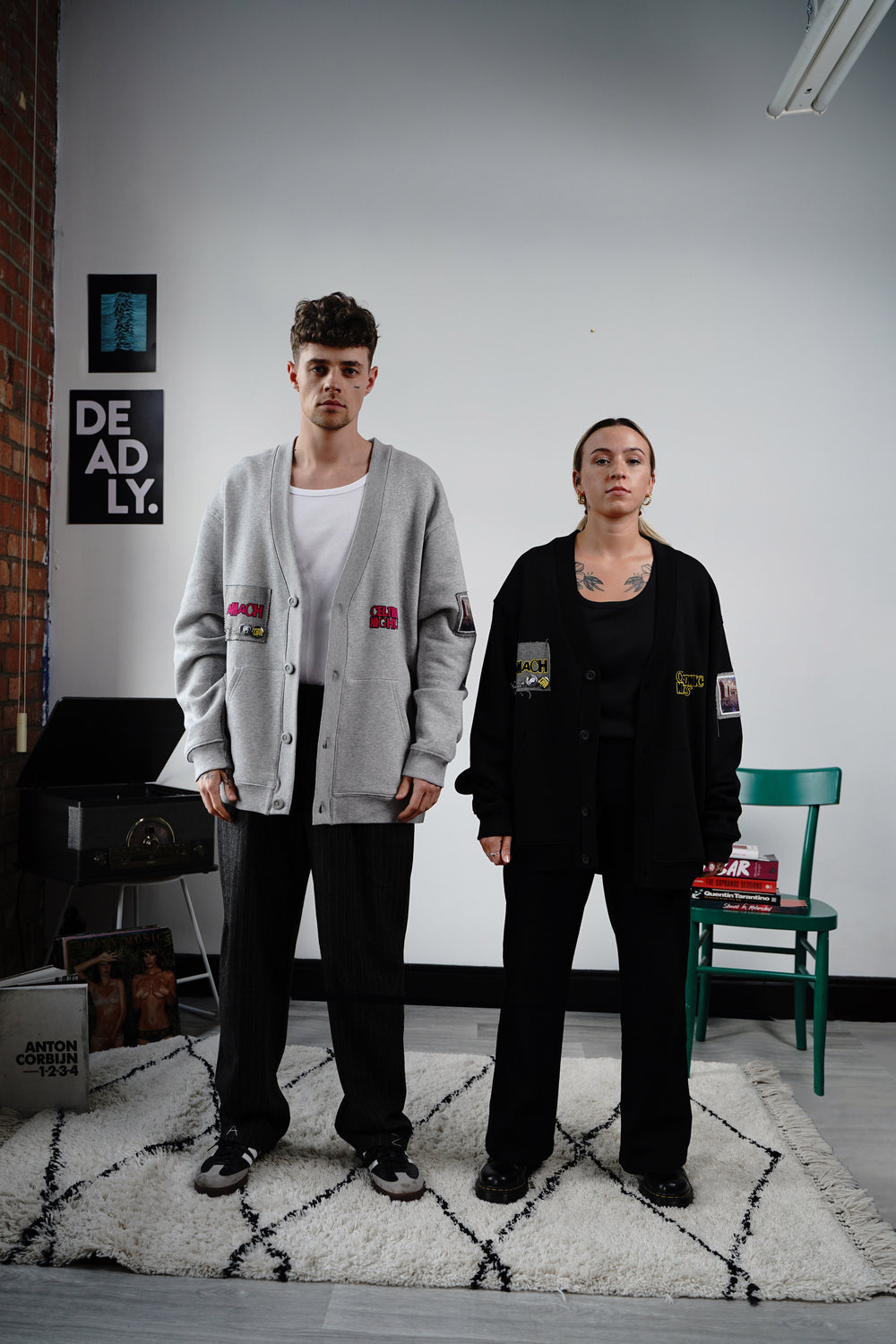 CELTRONIC NIGHTS CARDIGAN BLACK