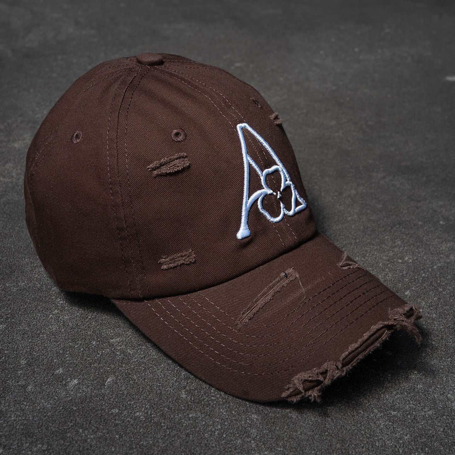 Distressed Cap Brown