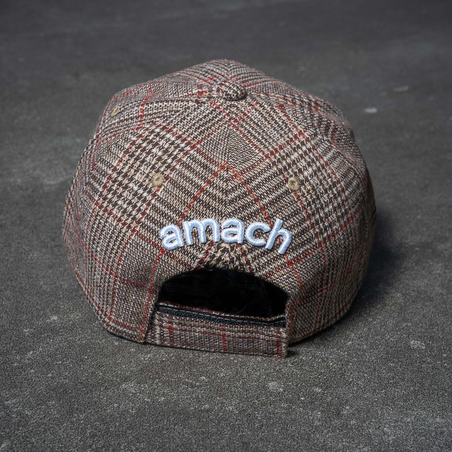 Plaid Cap Brown