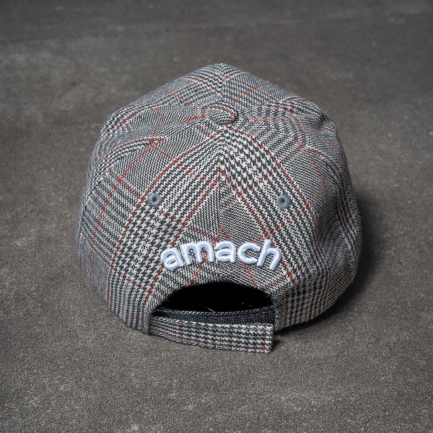 Plaid Cap Grey