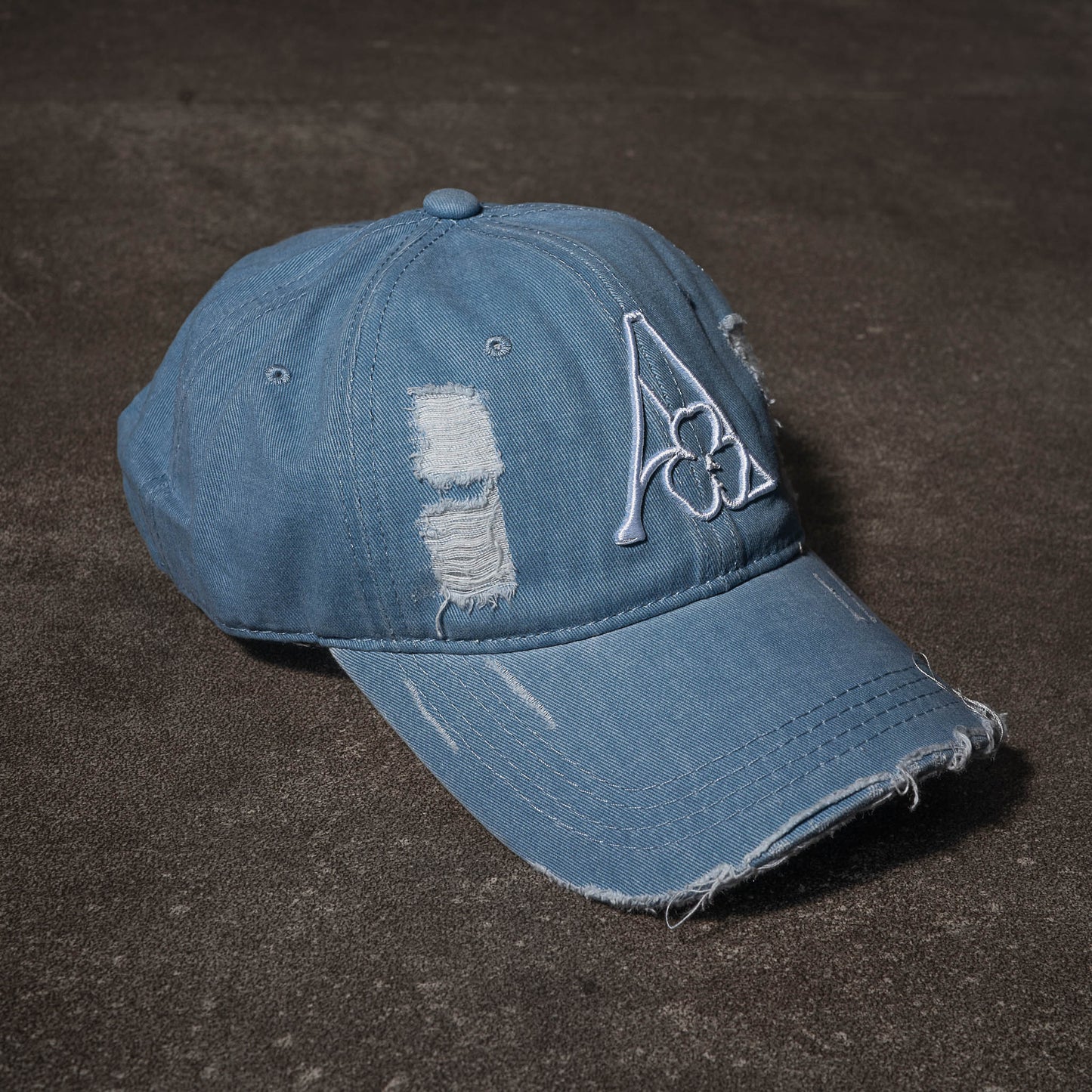 Distressed Cap Sky Blue