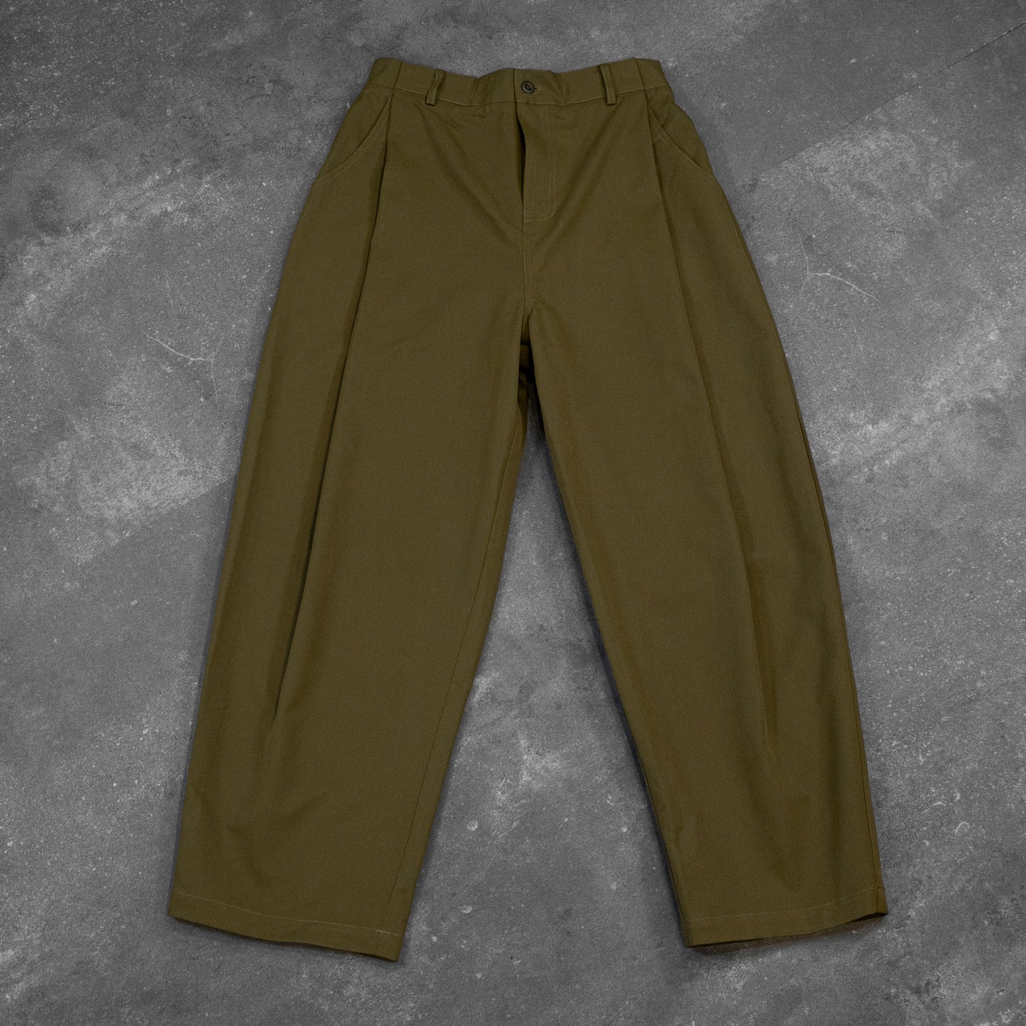 Olive Green Signature Trousers