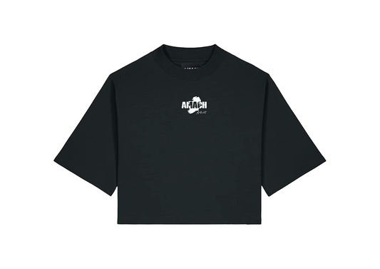 Aontacht Crop Tee Black