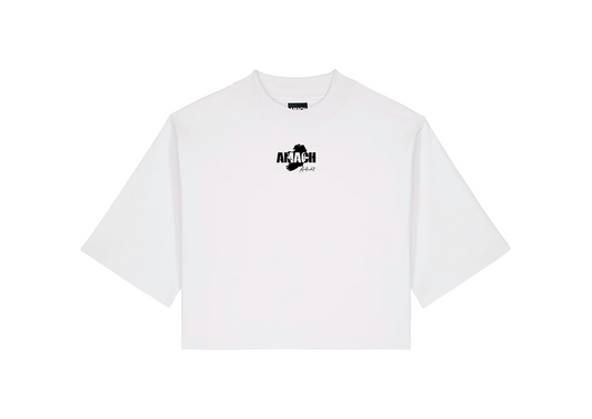 Aontacht Crop Tee White