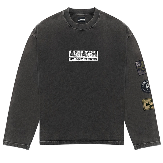 BAM Vintage Black Longsleeve Tee