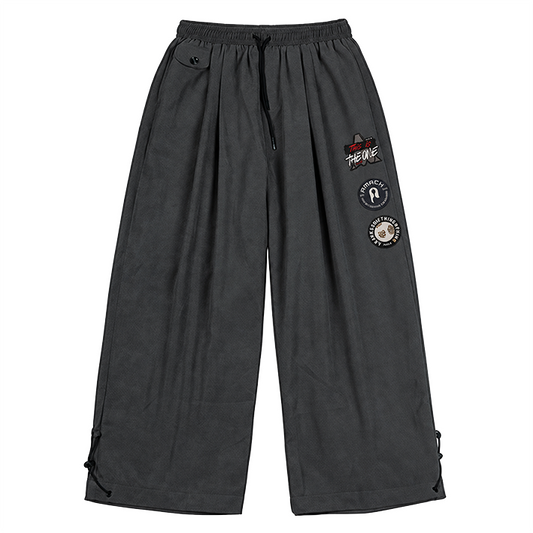 BAM Patch Trousers Grey