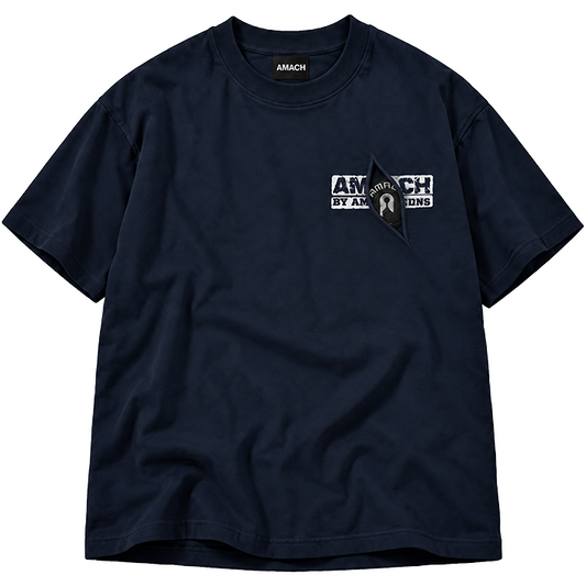 BAM Navy Distress T-shirt