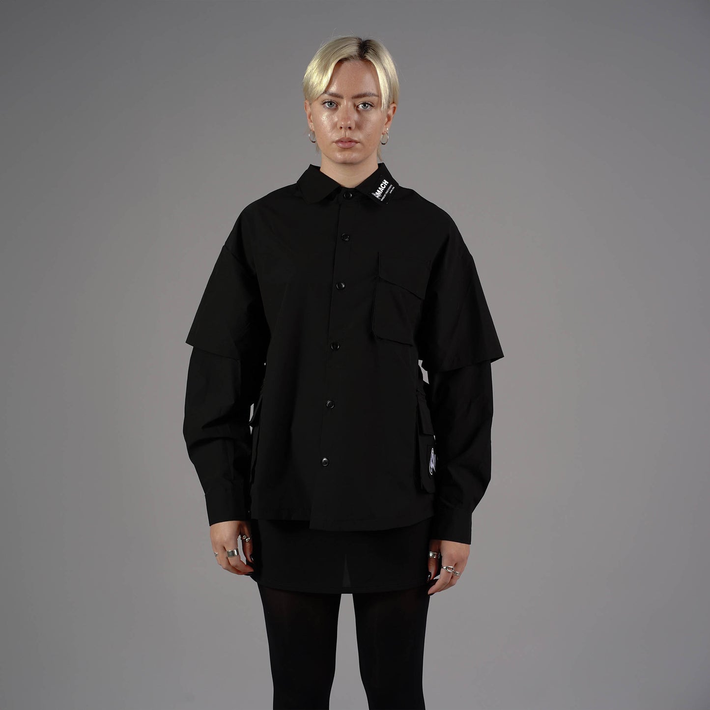 Aiséiri Military Shirt Black