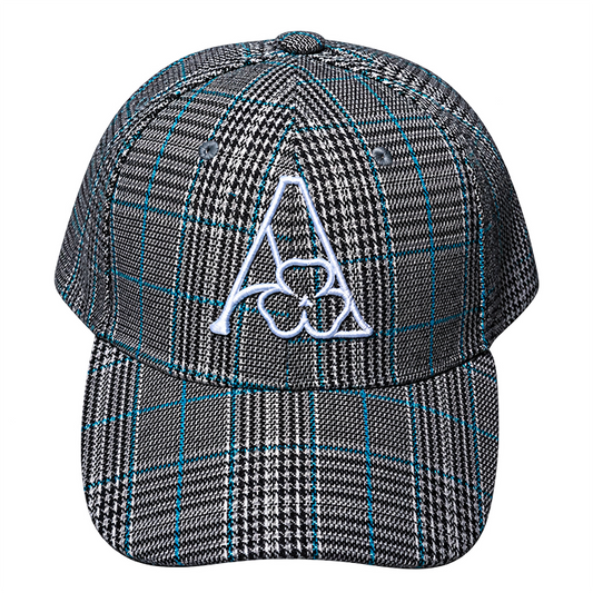 Plaid Cap - Blue