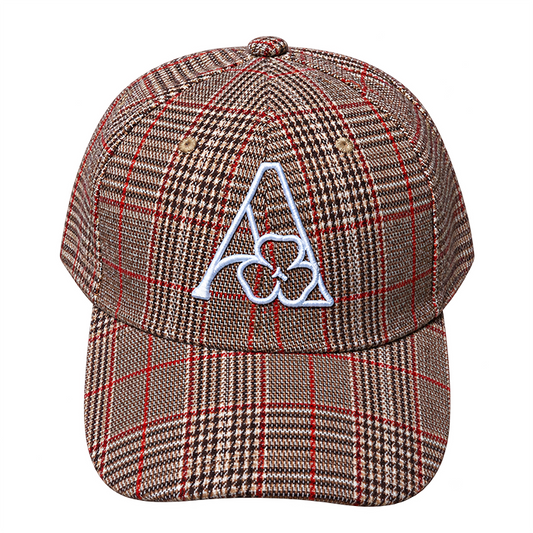 Plaid Cap Brown