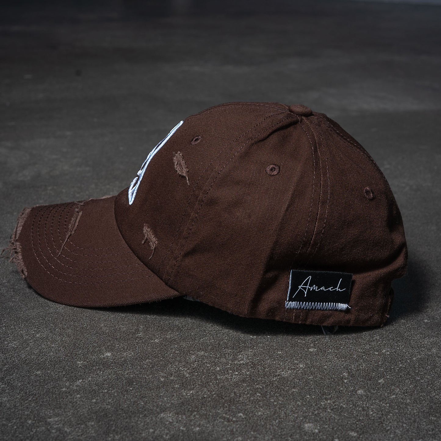 Distressed Cap Brown