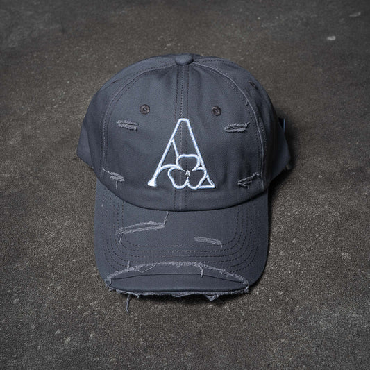Distressed Cap Grey