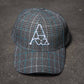 Plaid Cap Blue