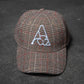 Plaid Cap Brown