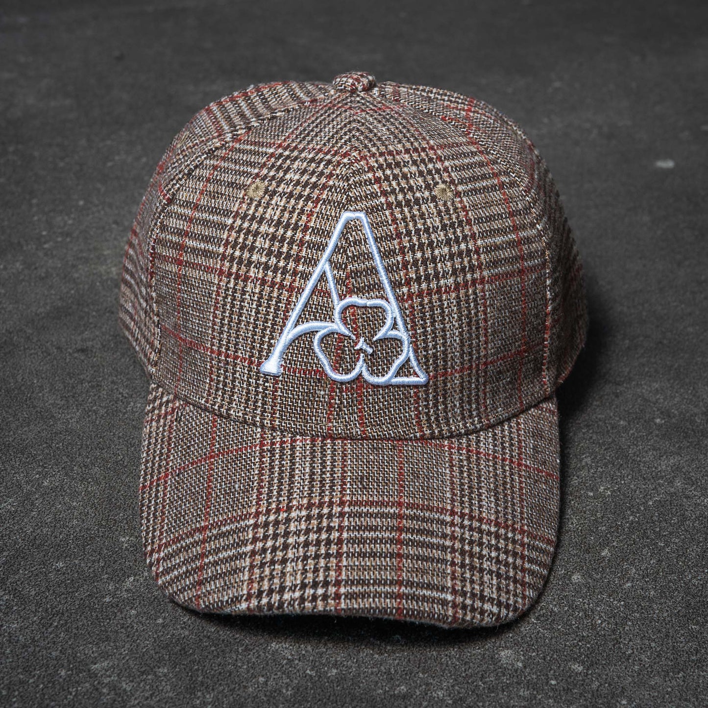 Plaid Cap Brown