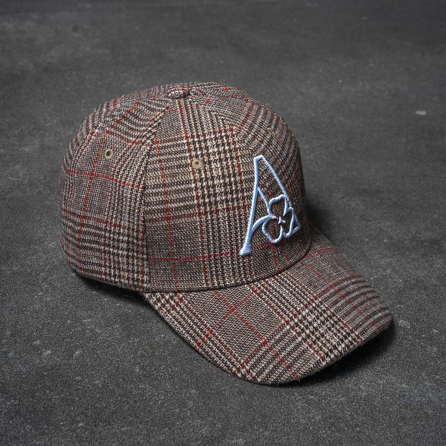 Plaid Cap Brown