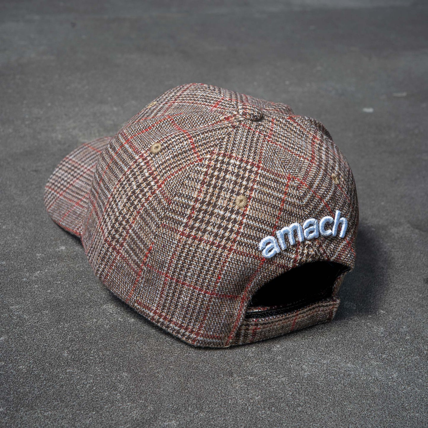Plaid Cap Brown