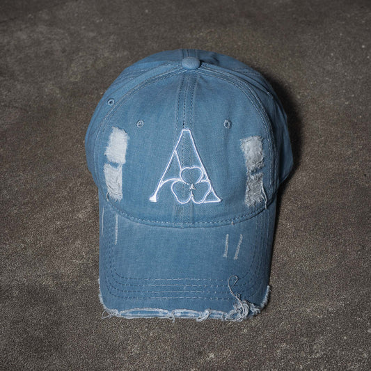 Distressed Cap Sky Blue