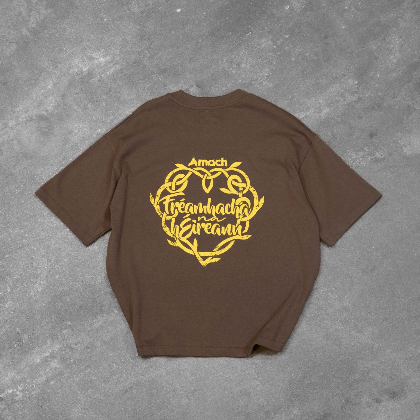 Brown Irish Roots Tee