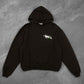 Black Radial Hoodie