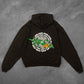 Black Radial Hoodie