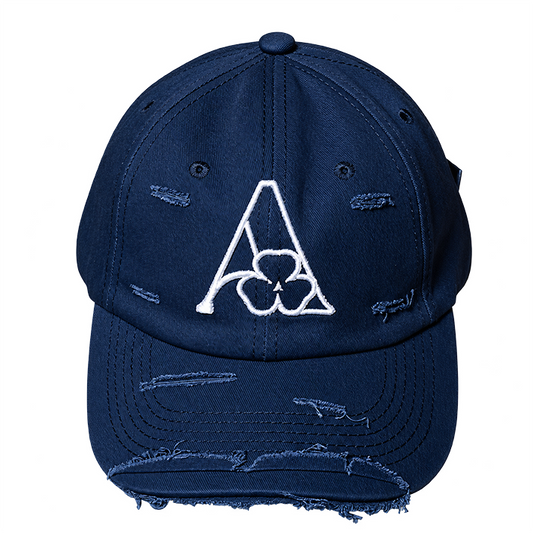 Distress Cap Navy